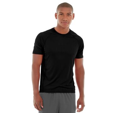 Atomic Endurance Running Tee (Crew-Neck)-L-Black