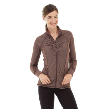 Riona Full Zip Jacket-L-Brown