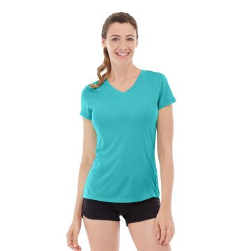 Gabrielle Micro Sleeve Top-L-Blue