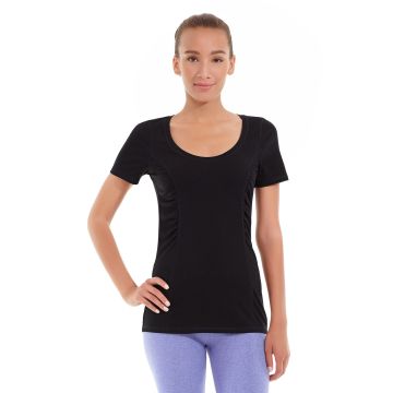 Juliana Short-Sleeve Tee-L-Black